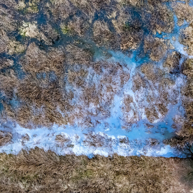 Fotografia dronowa pól irygacyjnych